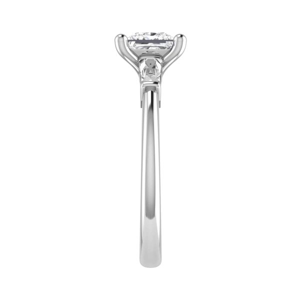 Marla Natural Princess Diamond Trilogy Ring