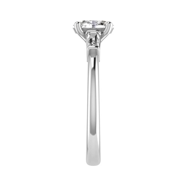 Marla Natural Oval Diamond Trilogy Ring