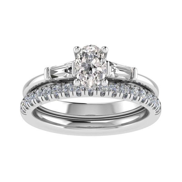 Marla Natural Oval Diamond Trilogy Ring