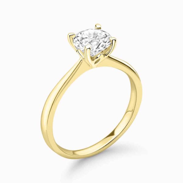 Mia Lab Grown Round Diamond Solitaire Ring