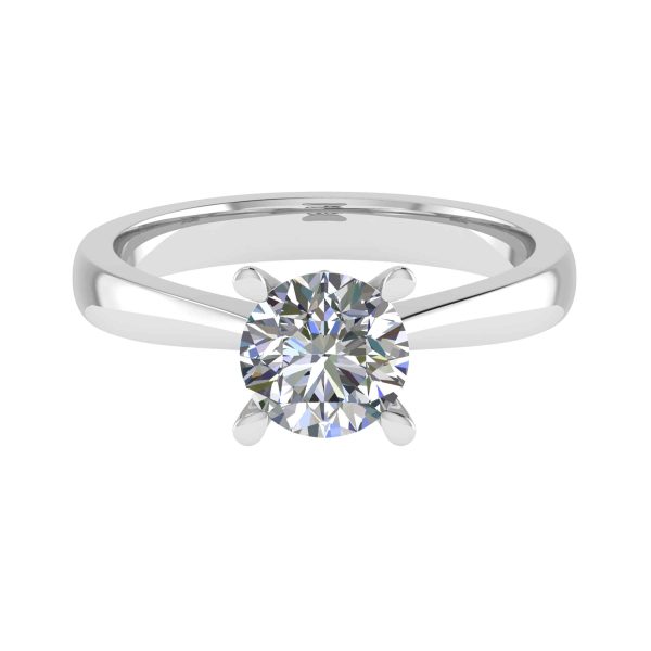 Mia Lab Grown Round Diamond Solitaire Ring