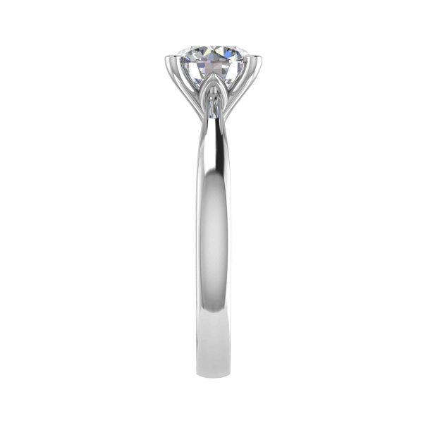 Mia Natural Round Diamond Solitaire Ring