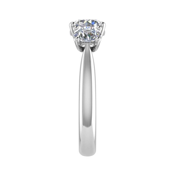 Nova Natural Round Diamond Trilogy Ring
