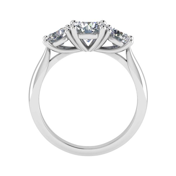 Nova Natural Round Diamond Trilogy Ring