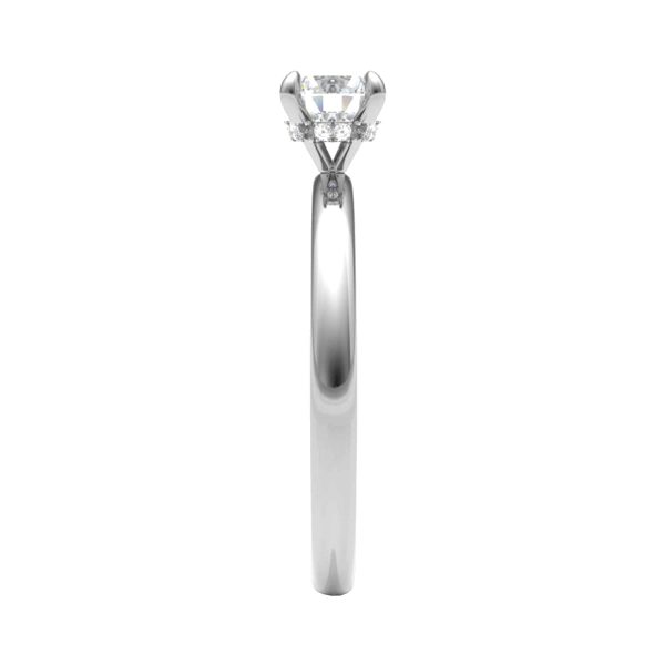 Olivia Lab Grown Round Diamond Hidden Halo Ring