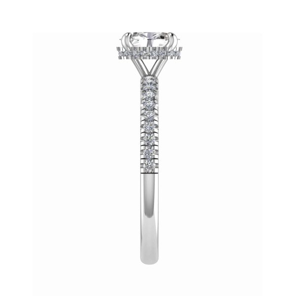 Olivia Natural Oval Diamond Halo Ring