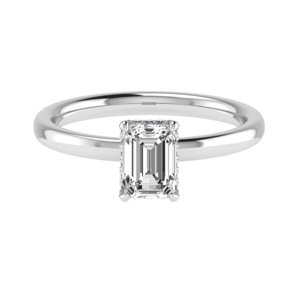 Olivia Lab Grown Emerald Diamond Halo Ring