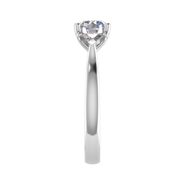 Ophelia Lab Grown Round Diamond Trilogy Ring