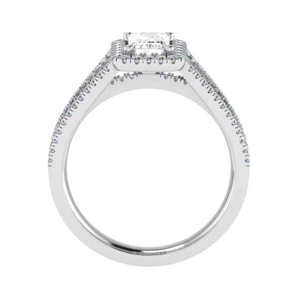 Orly Lab Grown Radiant Diamond Halo Ring