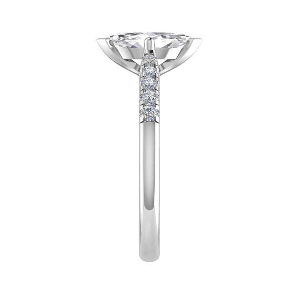 Paloma Natural Marquise Sidestone Ring