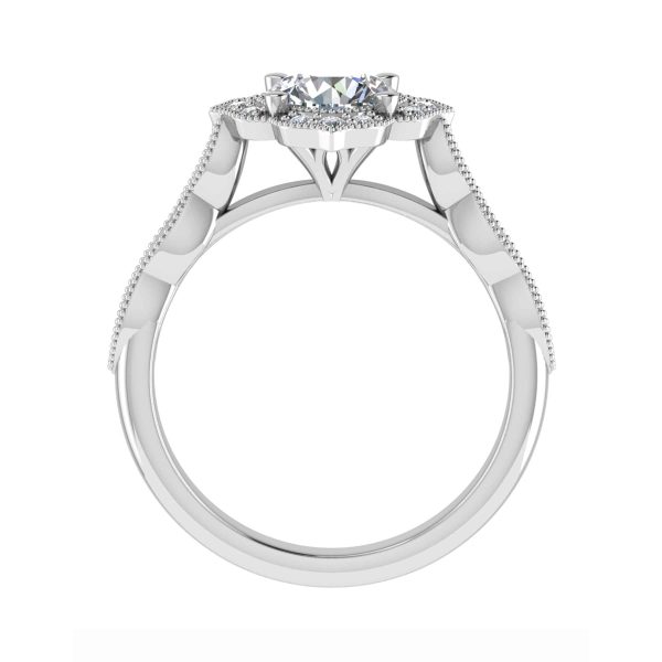 Piper Natural Round Diamond Vintage Ring