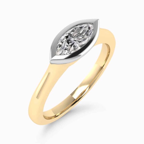 Pippa Natural Marquise Solitaire Ring