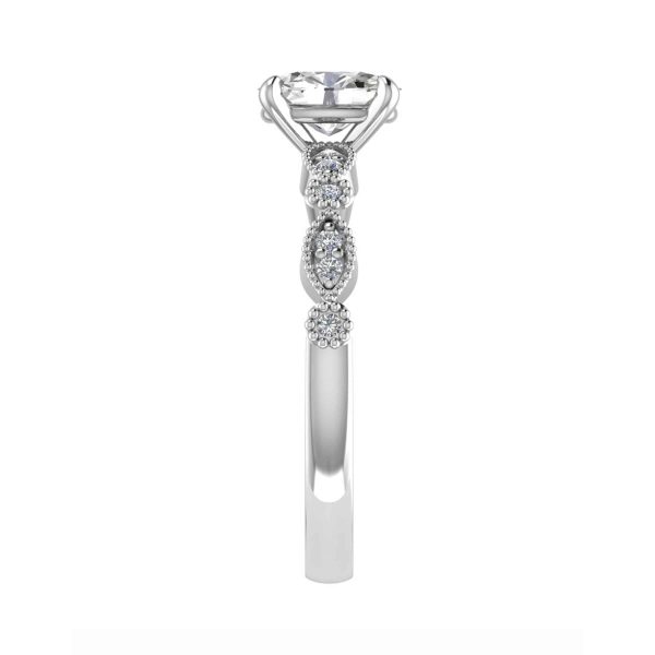 Primrose Lab Grown Oval Diamond Vintage Ring