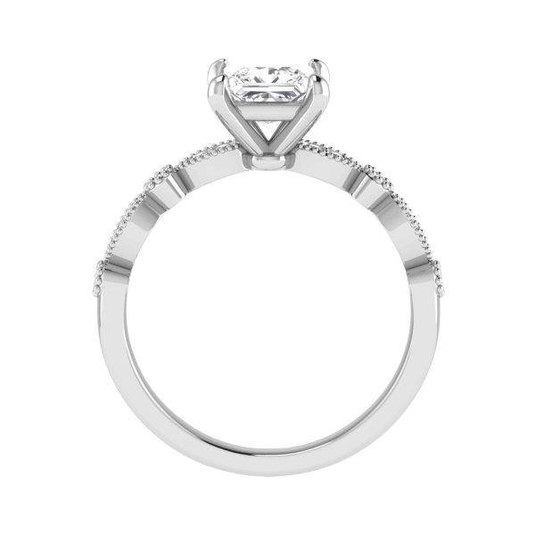 Primrose Natural Princess Diamond Vintage Ring