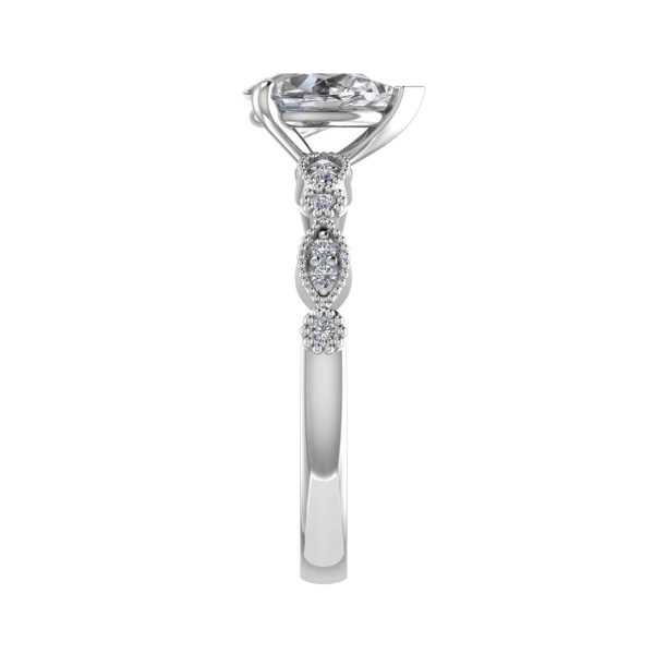 Primrose Natural Pear Diamond Vintage Ring