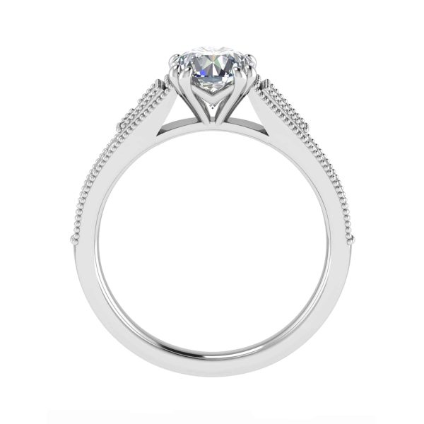 Rae Lab Grown Round Diamond Vintage Ring