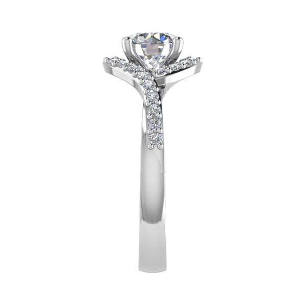 Riley Lab Grown Round Diamond Halo Ring