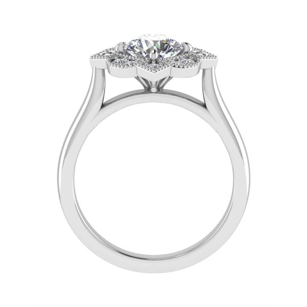 Robyn Lab Grown Round Diamond Vintage Ring