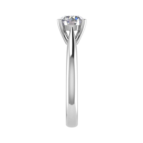 Rosa Lab Grown Round Diamond Solitaire Ring