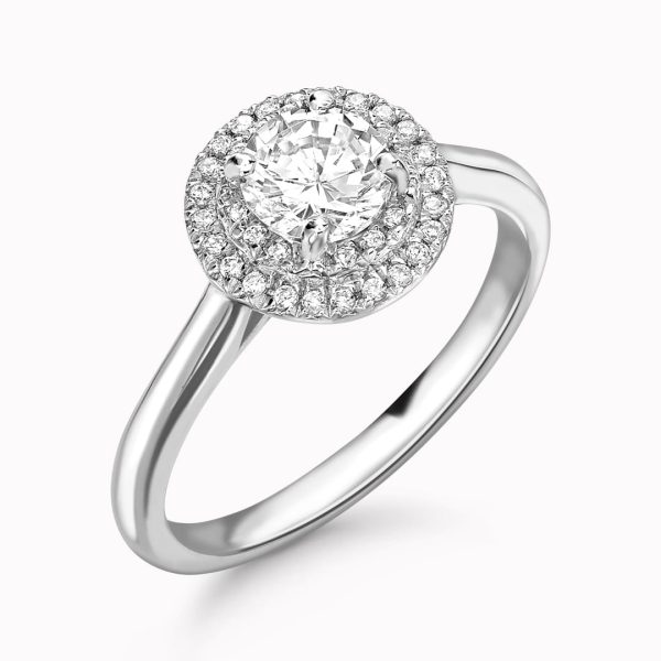 Scarlett Lab Grown Round Diamond Halo Ring