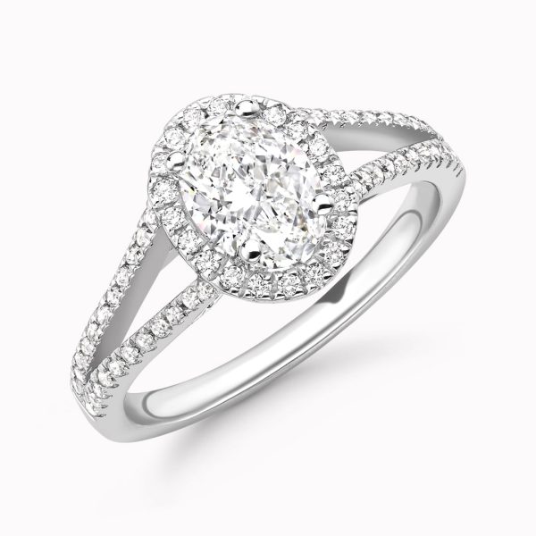 Savannah Lab Grown Oval Diamond Halo Ring
