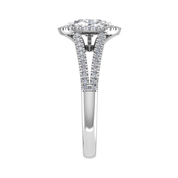 Savannah Natural Oval Diamond Halo Ring