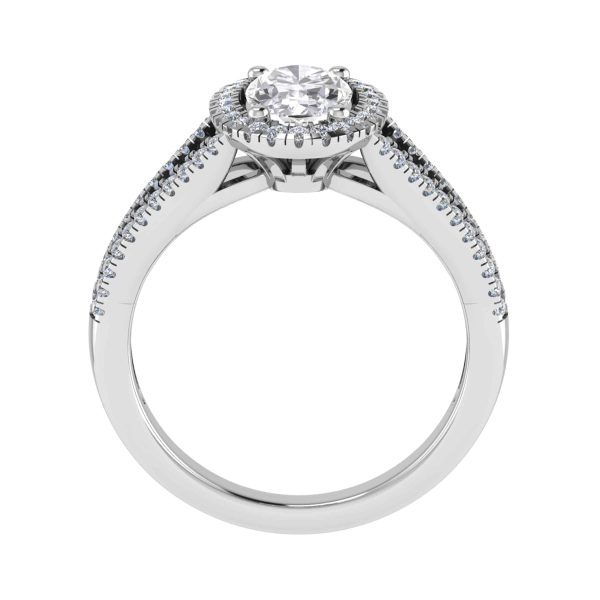 Savannah Lab Grown Oval Diamond Halo Ring