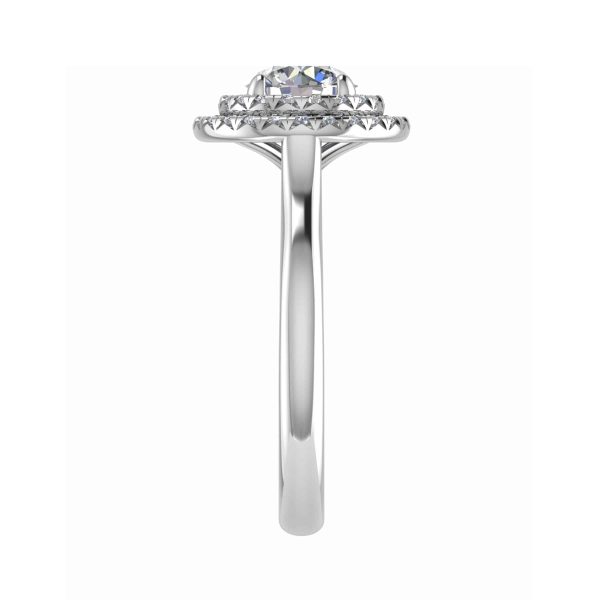 Scarlett Lab Grown Round Diamond Halo Ring