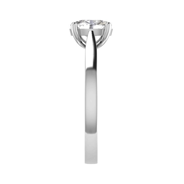 Serena Lab Grown Oval Diamond Solitaire Ring
