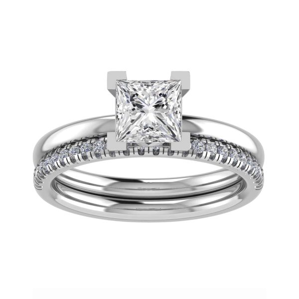 Skye Lab Grown Princess Diamond Solitaire Ring