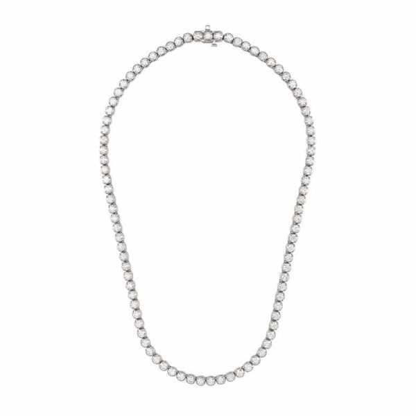 7.50cts Round Diamond Tennis Necklace - Lab Grown Diamond