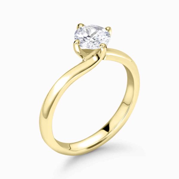 Sophia Lab Grown Round Diamond Solitaire Ring