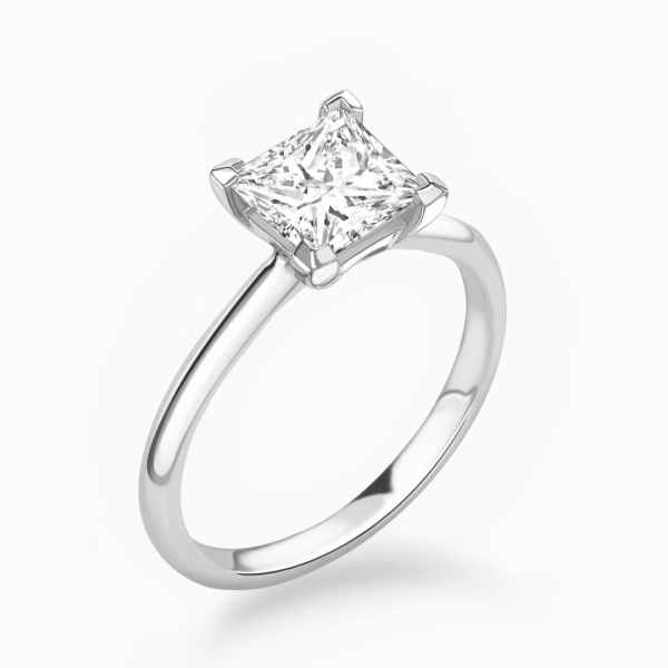 Skye Lab Grown Princess Diamond Solitaire Ring