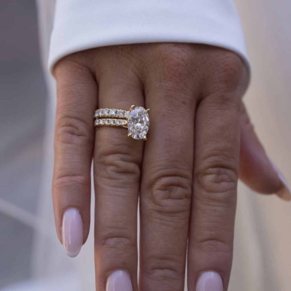 Stella oval yellow gold real pic