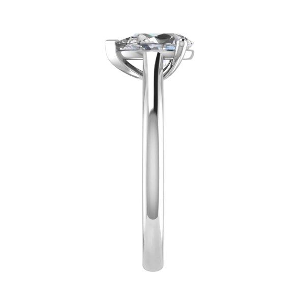 Teagan Lab Grown Pear Diamond Solitaire Ring