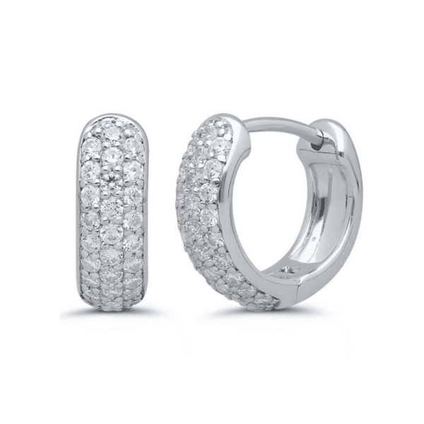 Diamond Hoop Earrings 0.50cts