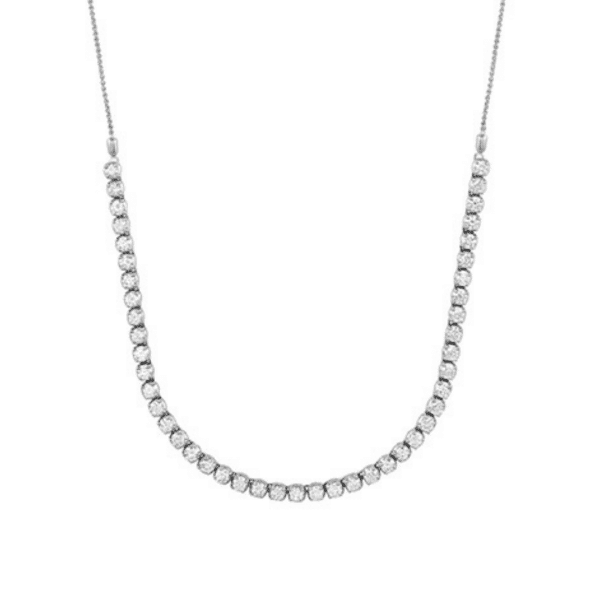 3ct Round Diamond Tennis Necklace - Lab Grown Diamond