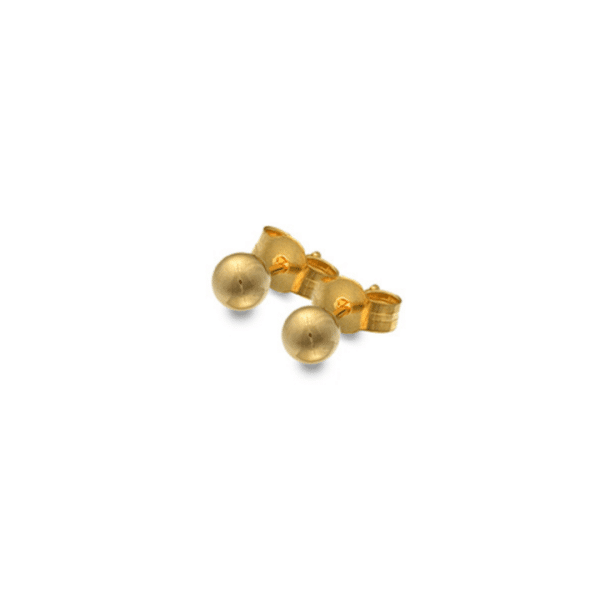9ct Yellow Gold Ball Stud Earrings