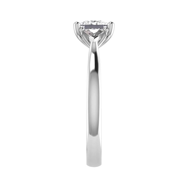 Valencia Lab Grown Princess Diamond Trilogy Ring