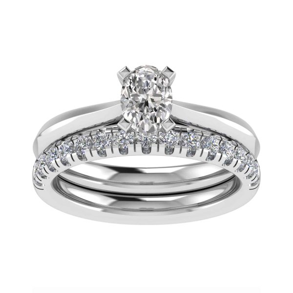 Viola Natural Oval Diamond Solitaire Ring