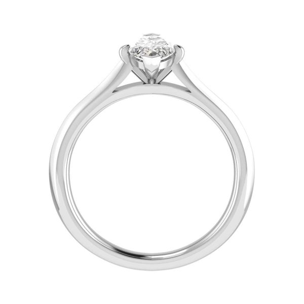 Viola Lab Grown Marquise Solitaire Ring