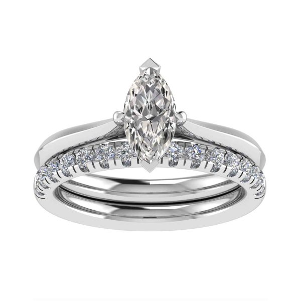 Viola Natural Marquise Solitaire Ring