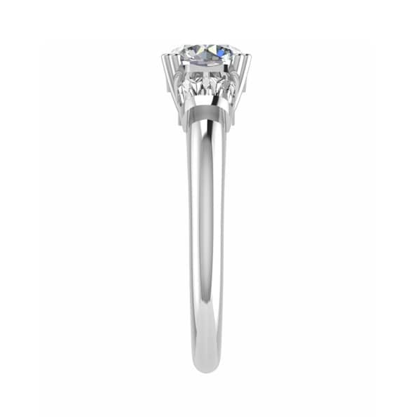 Winnie Natural Round Diamond Vintage Ring