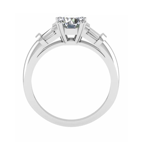 Winnie Natural Round Diamond Vintage Ring