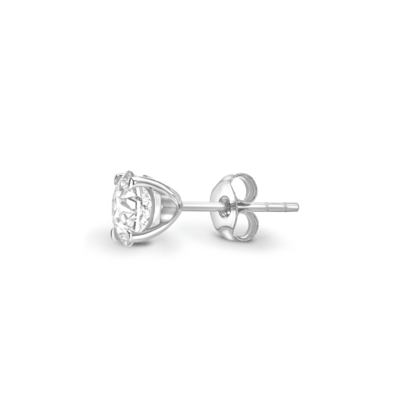 0.50ct Lab Grown Brilliant Cut Diamond 4 Claw Stud Earrings