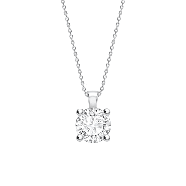 Classic Brilliant Cut Diamond Pendant