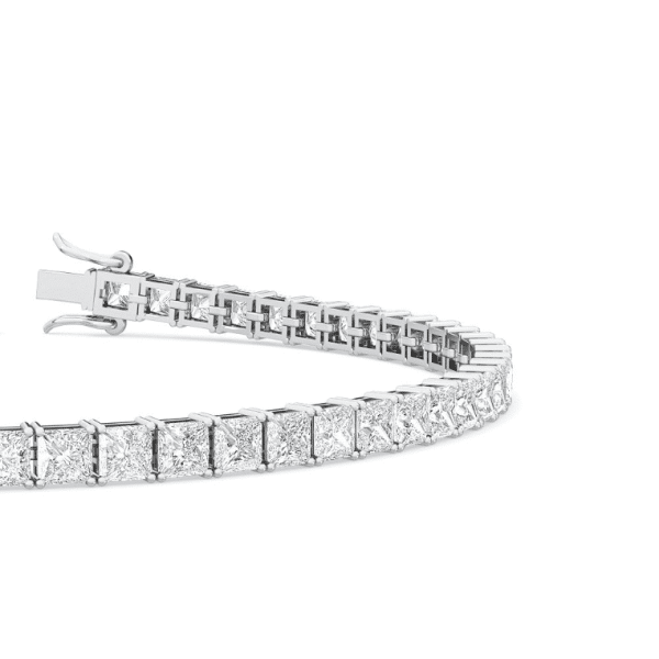 Princess Cut Diamond Tennis Bracelet 3cts