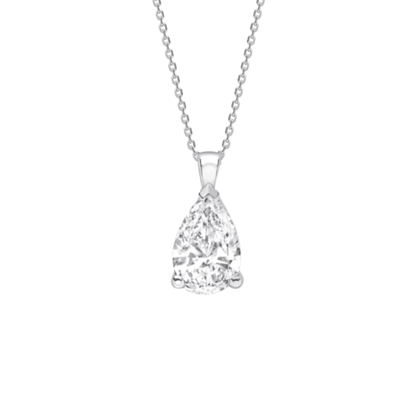 0.50ct Pear Diamond Pendant - Lab Grown Diamond