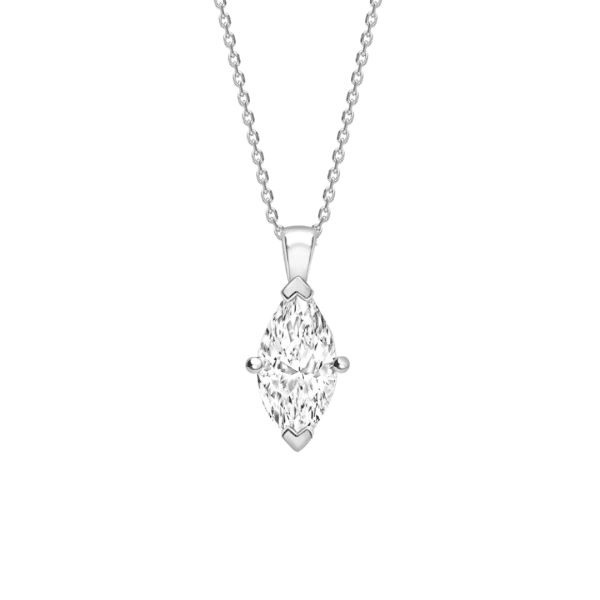 Classic Marquise Cut Diamond Pendant