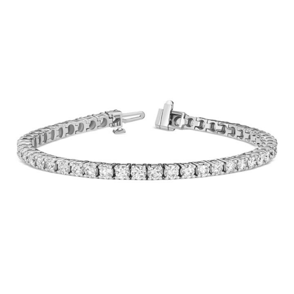 Lab Grown Classic Brilliant Cut Diamond Tennis Bracelet